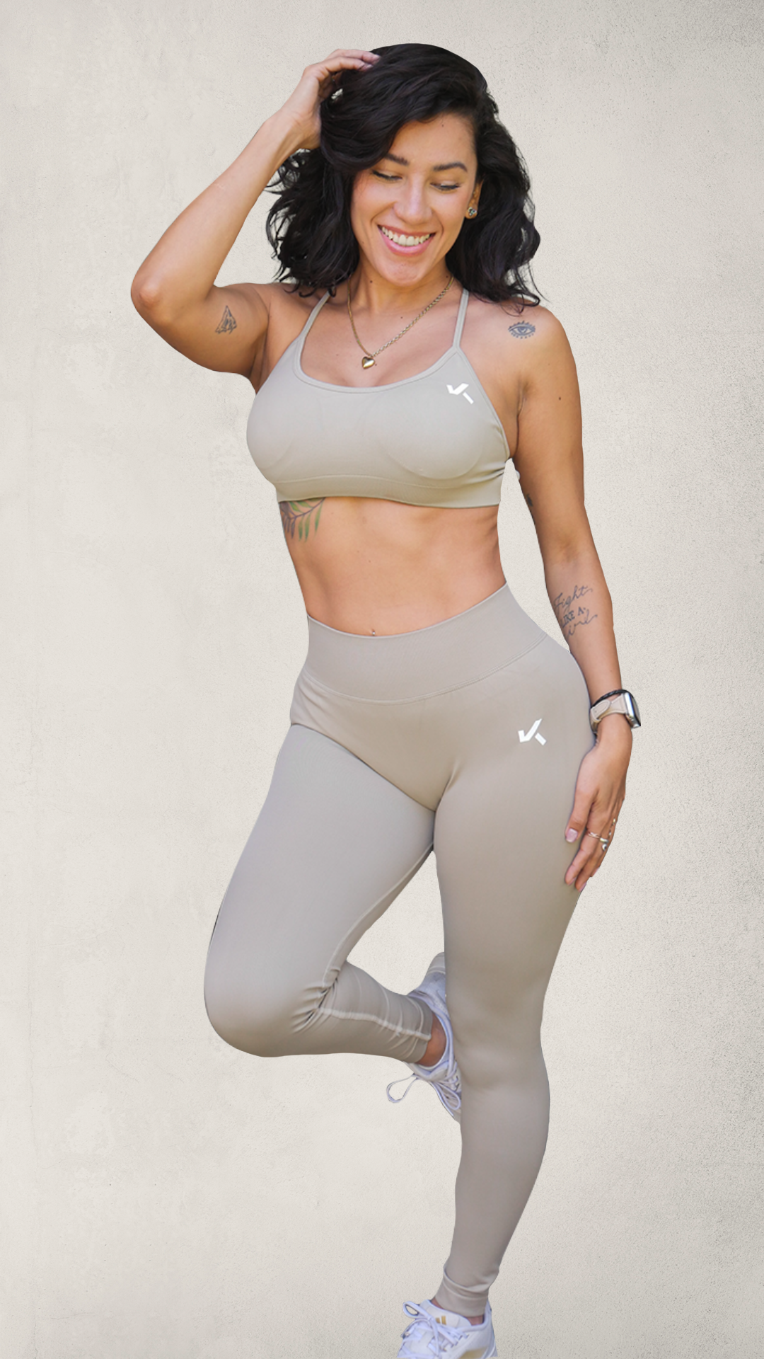 Sports Bra BALANCE Sin Costuras - Arcilla