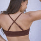 Sports Bra SILUETA - Cafe