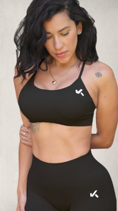 Sports Bra BALANCE Sin Costuras - Negro