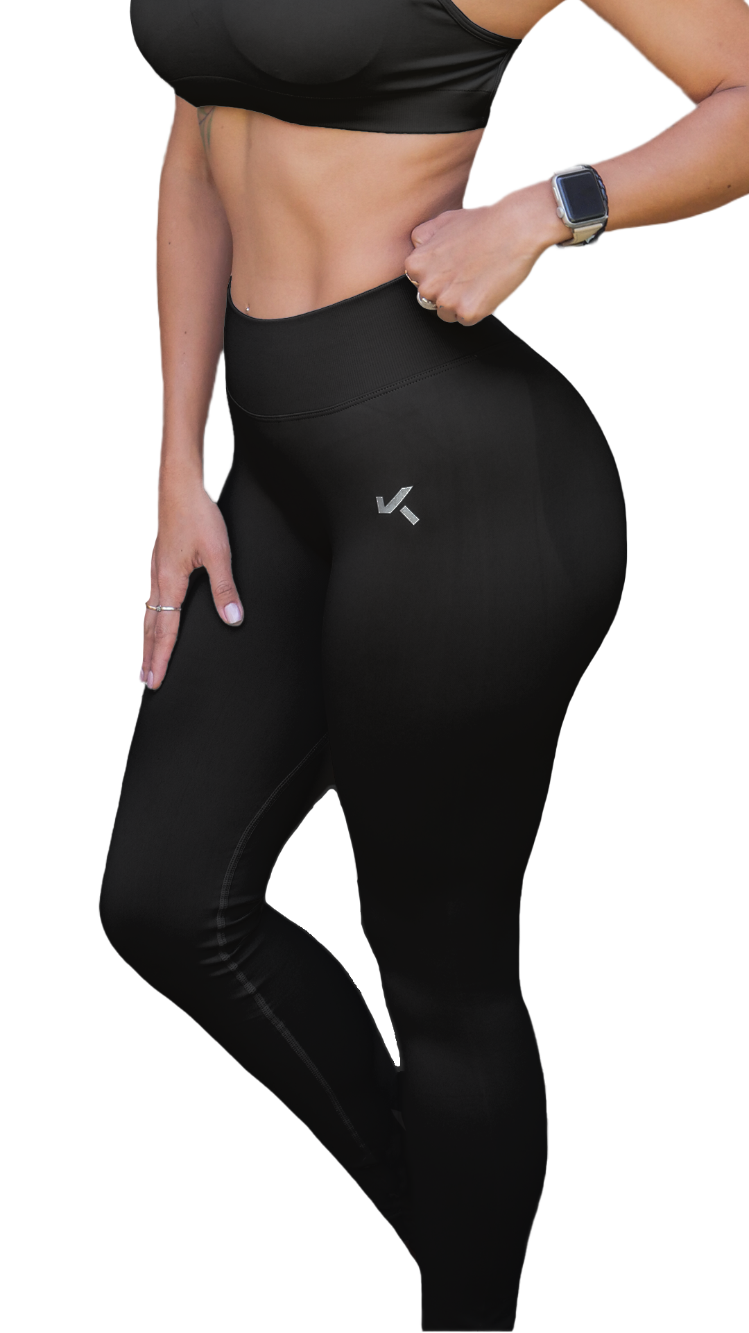 Legging BALANCE Scrunch Sin Costuras - Negro