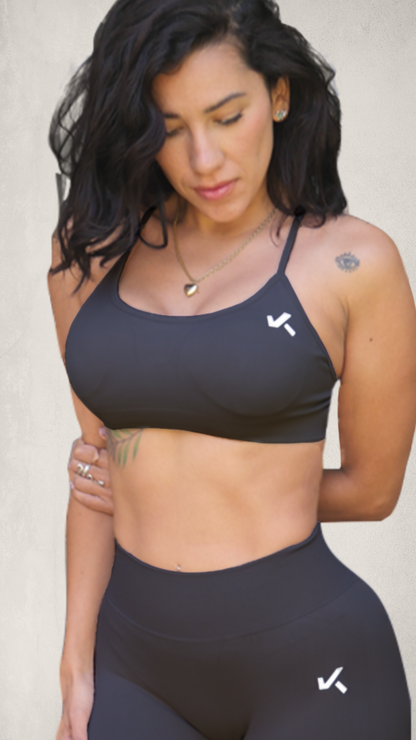Sports Bra BALANCE Sin Costuras - Gris