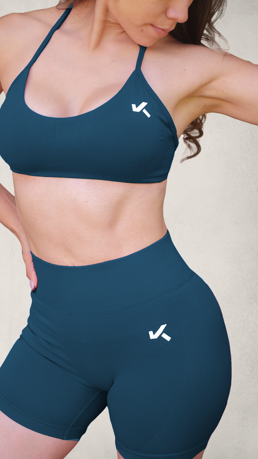 Set ESSENTIAL Push-Up Short/Bra - Navy