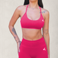 Set ESSENTIAL Push-Up Legging/Bra - Fucsia