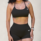Set BALANCE Scrunch Bra/Short - Negro
