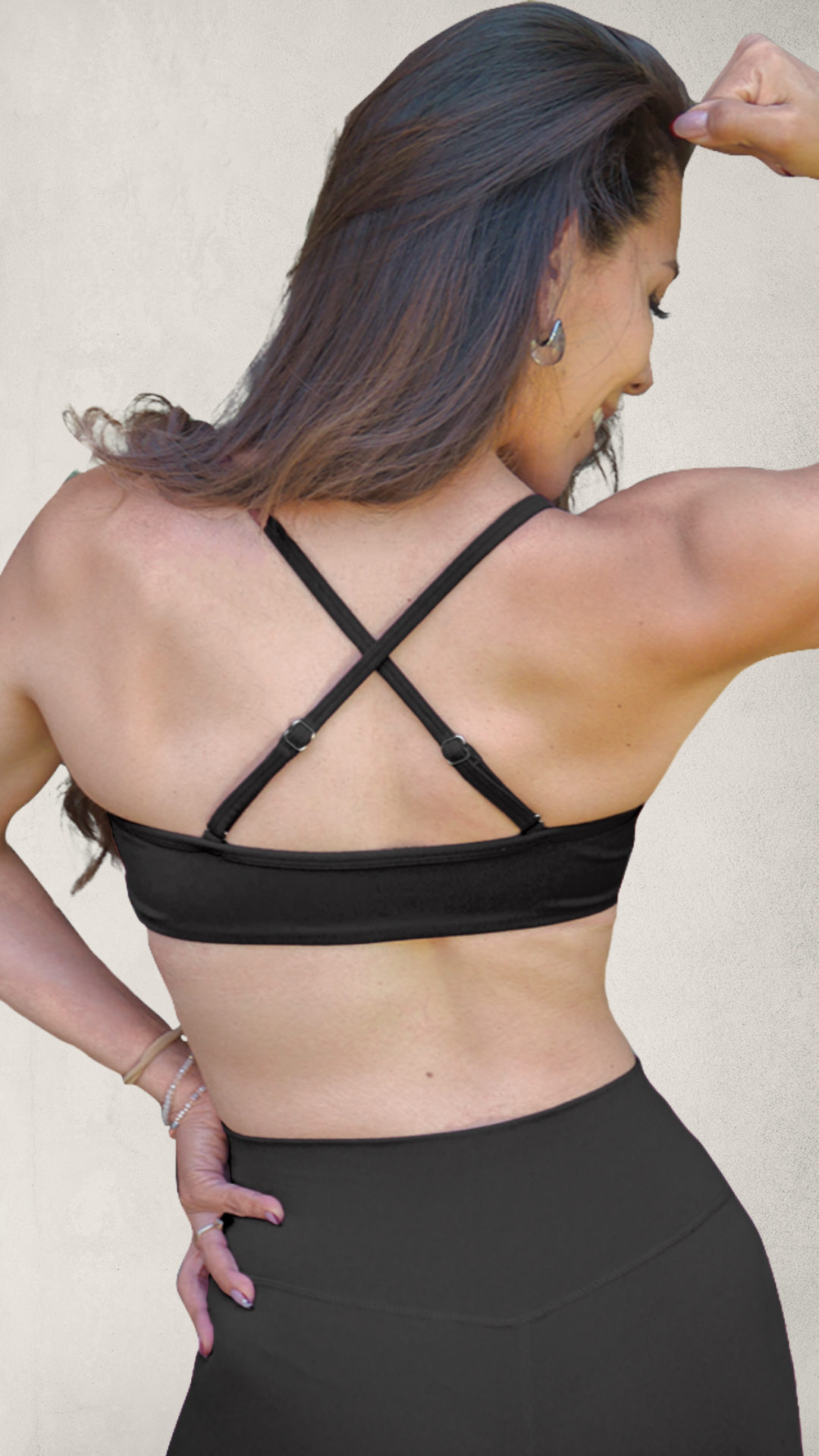 Sports Bra SILUETA - Negro
