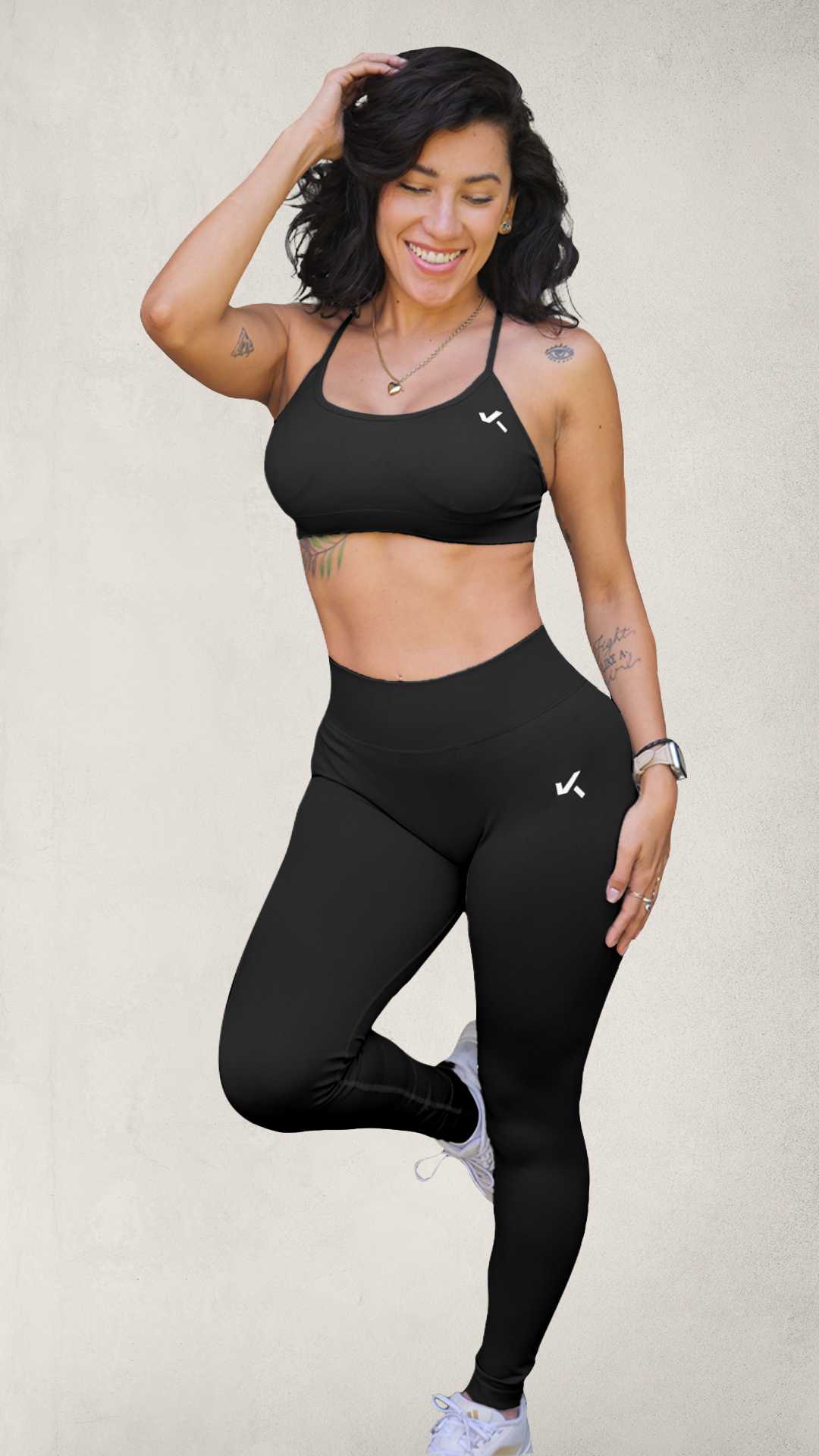 Sports Bra BALANCE Sin Costuras - Negro