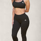 Set BALANCE Scrunch Bra/Legging - Negro
