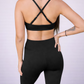 Set SILUETA V-Shape Bra/Legging - Negro