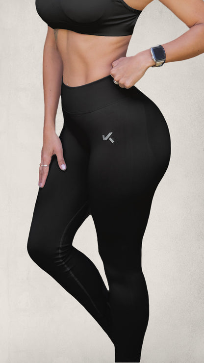 Legging BALANCE Scrunch Sin Costuras - Negro