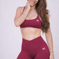 Set SILUETA V-Shape Bra/Legging - Burdeo