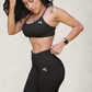Set BALANCE Scrunch Sin Costuras Bra/Legging - Negro
