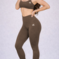 Set SILUETA V-Shape Bra/Legging - Cafe