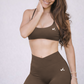 Set SILUETA V-Shape Bra/Legging - Cafe