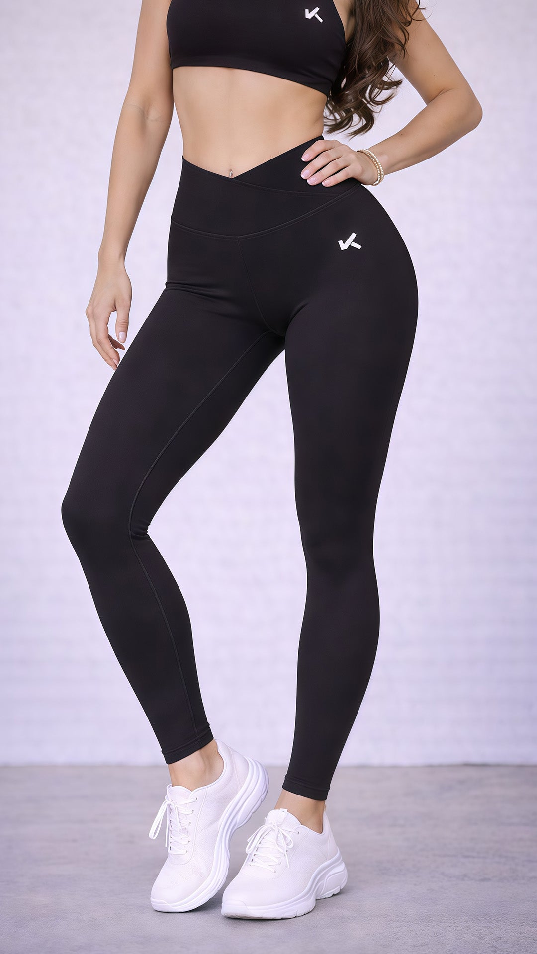 Legging SILUETA V-Shape - Negro