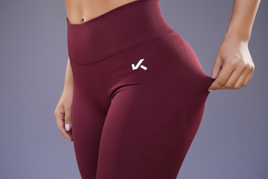 Quality and functionality detail shot of Kahla leggings