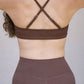 Sports Bra SILUETA - Cafe
